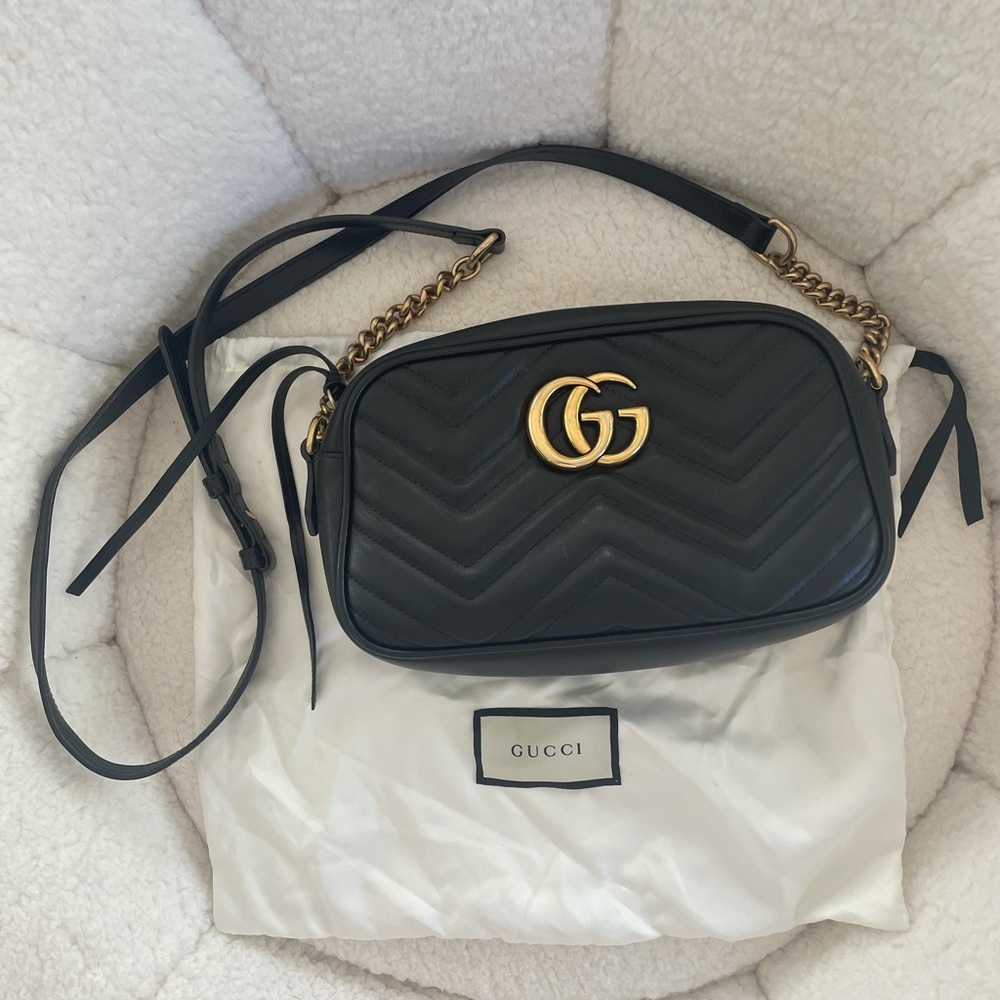 Authentic Gucci Marmont small matelassé
